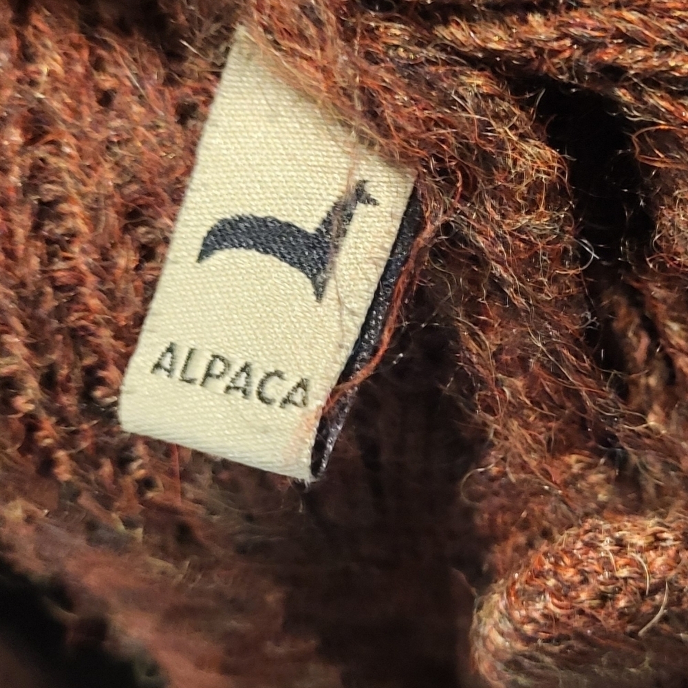 Peruvian Link Alpaca Button Cardigan Size Large - Picture 6 of 6